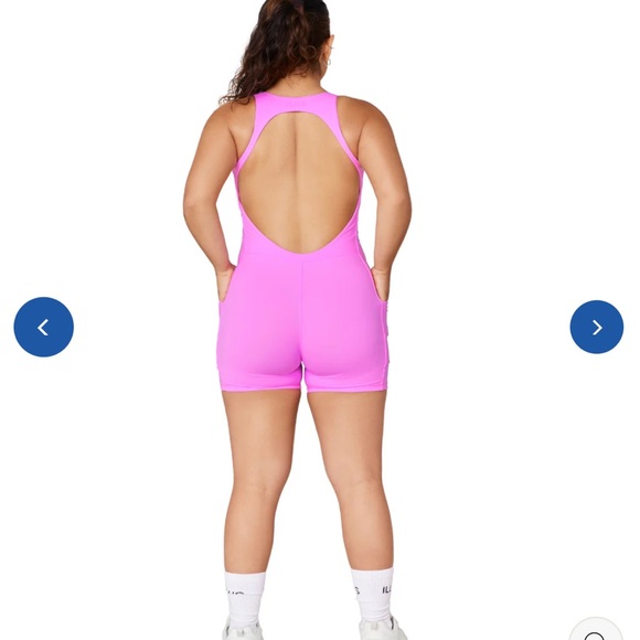 ILUS Bare Short Bodysuit and Confidence Bolero Set in Pastel Bubble Gum Pink - Picture 4 of 13